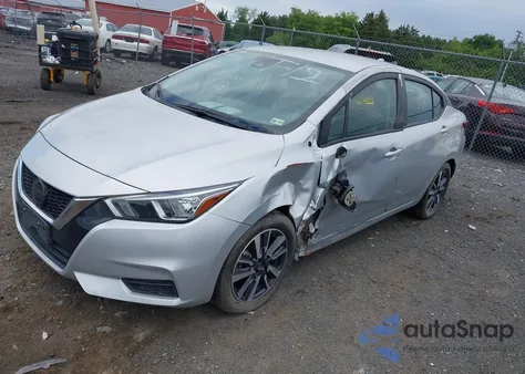 2020 Nissan Versa Sv Xtronic Cvt z USA, uszkodzony, nr VIN 3N1CN8EV4LL889929
